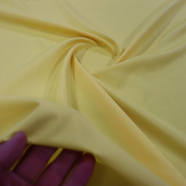 Bold yellow tetron fabric, width 3 meters, code 565