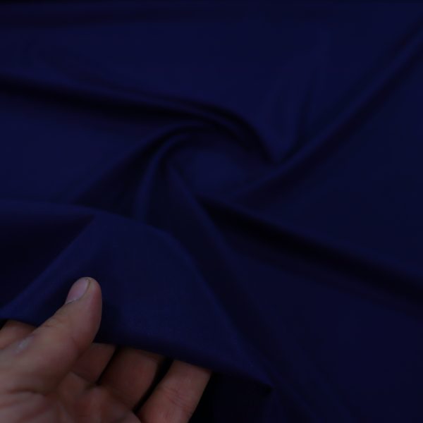 Navy Tetron fabric, width 3 meters, code 551