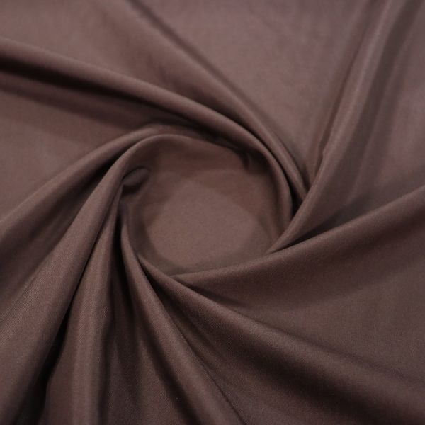 Brown Tetron fabric, width 3 meters, code 525