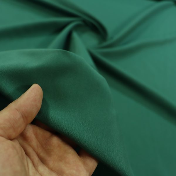 Jade green tetron fabric, width 3 meters, code 544