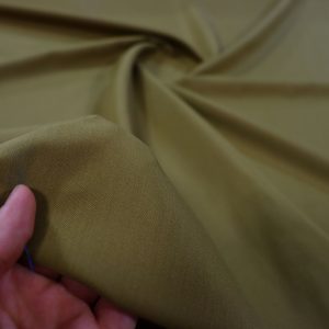 Army green tetron fabric, width 3 meters, code 574