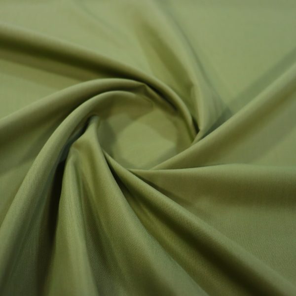 Sadri green tetron fabric, width 3 meters, code 566