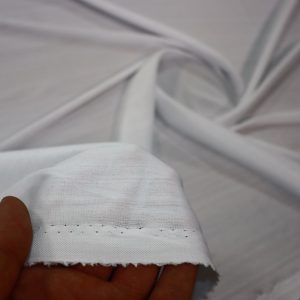 Panama lining fabric (Macroon) in ice white