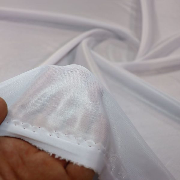 Jersey lining fabric (virgin), ice white