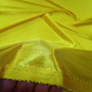 Jersey lining fabric (virgin) in canary yellow