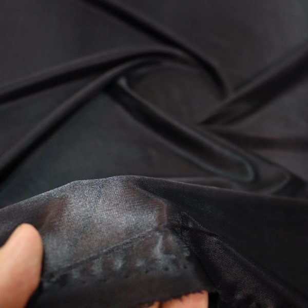 Jersey lining fabric (virgin), black