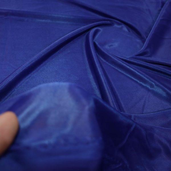 Jersey lining fabric (virgin), carbon blue