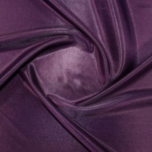 Jersey lining fabric (virgin) in eggplant purple color