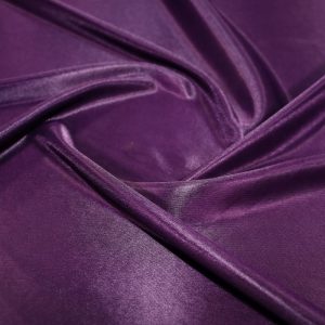 Jersey lining fabric (virgin) in eggplant purple color