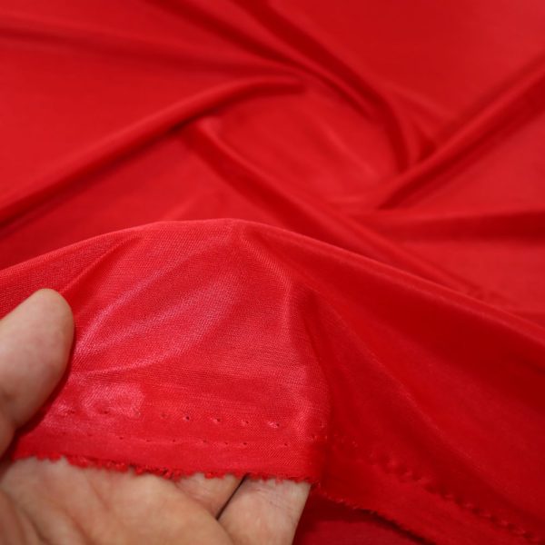 Jersey lining fabric (virgin), red color