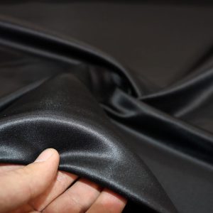 پارچه ساتن آمریکایی چینی رنگ مشکی