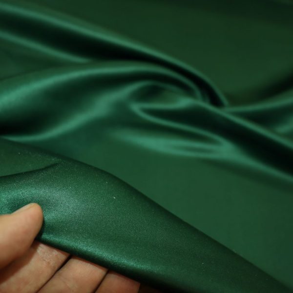 پارچه ساتن آمریکایی چینی رنگ سبز یشمی