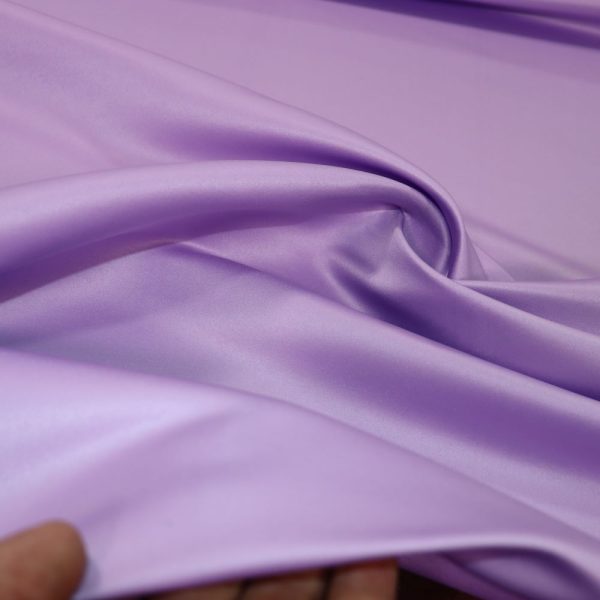 پارچه ساتن آمریکایی چینی رنگ یاسی