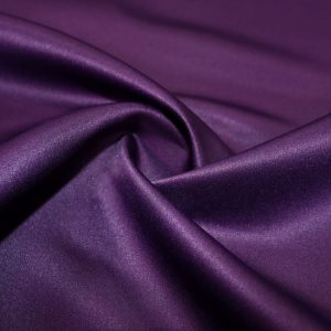 پارچه ساتن آمریکایی چینی رنگ بنفش بادمجونی
