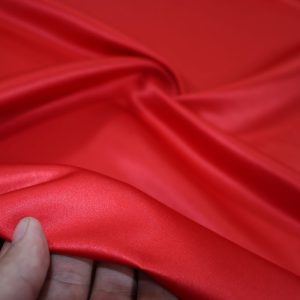 پارچه ساتن آمریکایی چینی رنگ قرمز