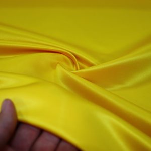 پارچه ساتن آمریکایی چینی رنگ زرد