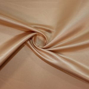 پارچه ساتن آمریکایی چینی رنگ کرم تیره