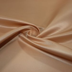 پارچه ساتن آمریکایی چینی رنگ کرم تیره