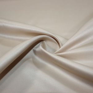 پارچه ساتن آمریکایی چینی رنگ کرم روشن