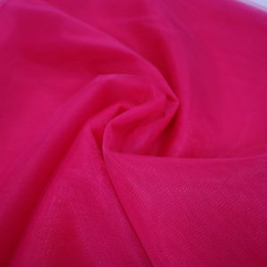 پارچه تور فرانسوی ( سانول ) عرض ۳ متر رنگ سرخ آبی
