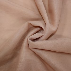 پارچه تور فرانسوی ( سانول ) عرض ۳ متر رنگ کالباسی نخودی