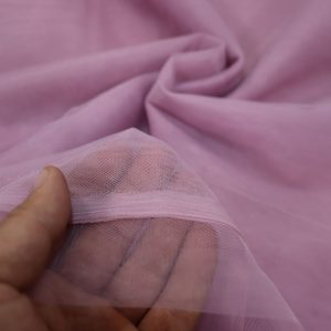 پارچه تور فرانسوی ( سانول ) عرض ۳ متر رنگ کالباسی