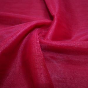 پارچه تور فرانسوی ( سانول ) عرض ۳ متر رنگ زرشکی روشن