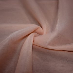 پارچه تور فرانسوی ( سانول ) عرض ۳ متر رنگ گلبهی روشن