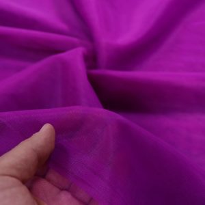 پارچه تور فرانسوی ( سانول ) عرض ۳ متر رنگ بنفش ارغوانی