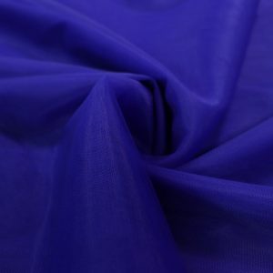 پارچه تور فرانسوی ( سانول ) عرض ۳ متر رنگ آبی کاربنی
