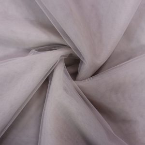 پارچه تور فرانسوی ( سانول ) عرض ۳ متر رنگ نقره‌ای