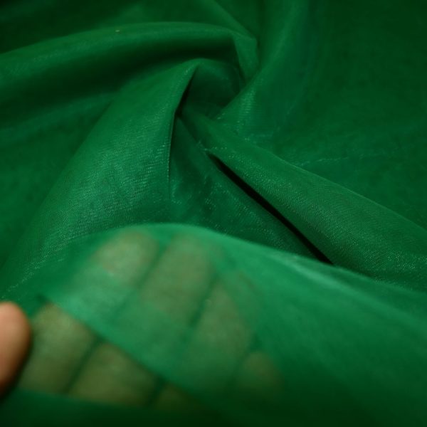 پارچه تور فرانسوی ( سانول ) عرض ۳ متر رنگ سبز سیدی