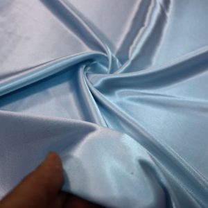 پارچه ساتن ال ایکس رنگ آسمانی روشن