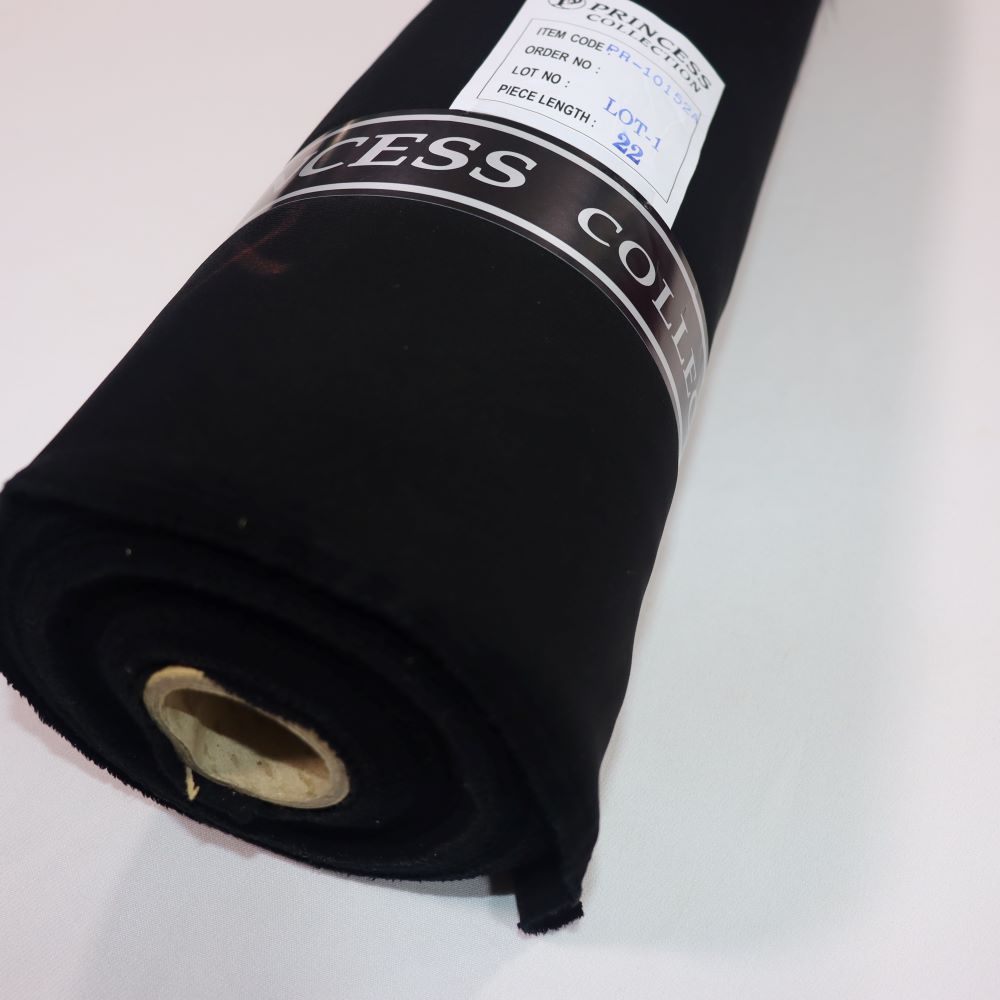 0 پارچه کرپ مرویجت ویتنام مشکی عرض 150 جت بلک