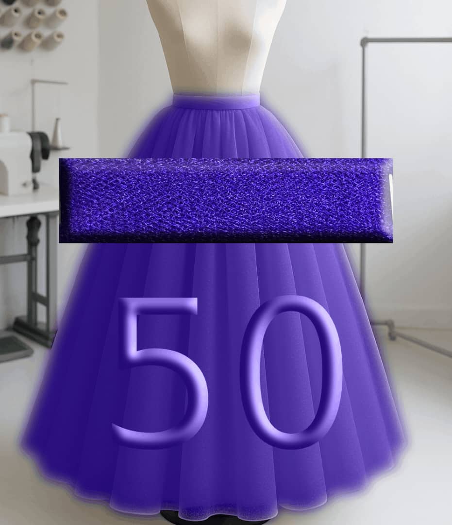 1751546846443 پارچه تور مژگان ( خشک ) عرض 3 متر رنگ بنفش سیر