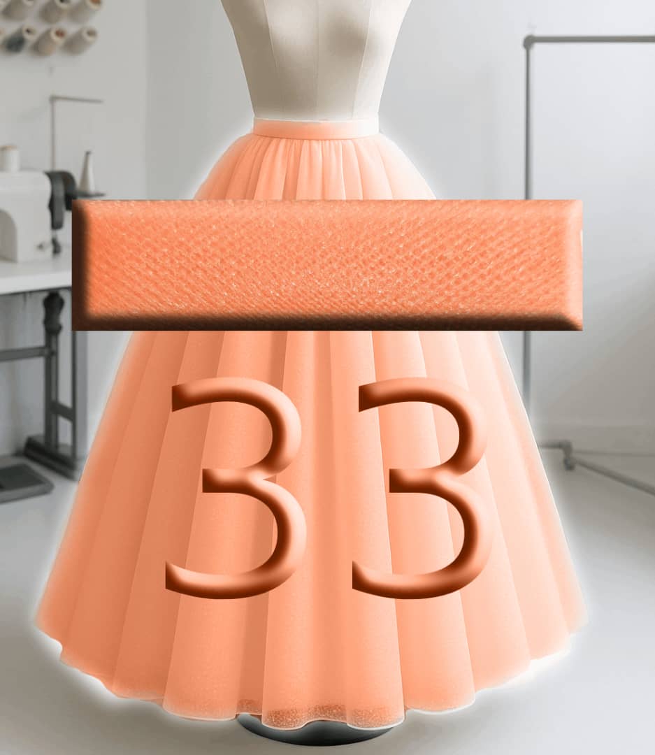 1751549299669 پارچه تور مژگان ( خشک ) عرض 3 متر رنگ نارنجی روشن