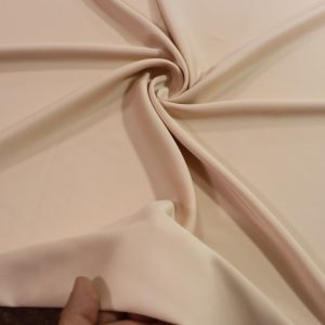 پارچه ساتن زارا رنگ کرم پنککی