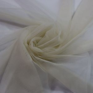 پارچه تور ایتالیا کرم استخوانی