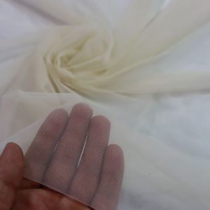 پارچه تور ایتالیا کرم استخوانی