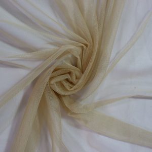 پارچه تور کش کرم