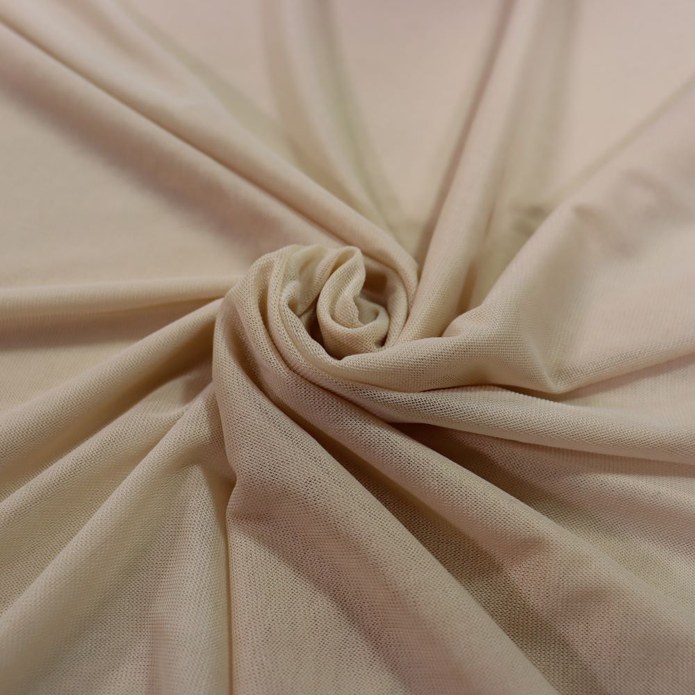 IMG_5963 پارچه تور دو بر کش (حریر کش) رنگ کرم روشن