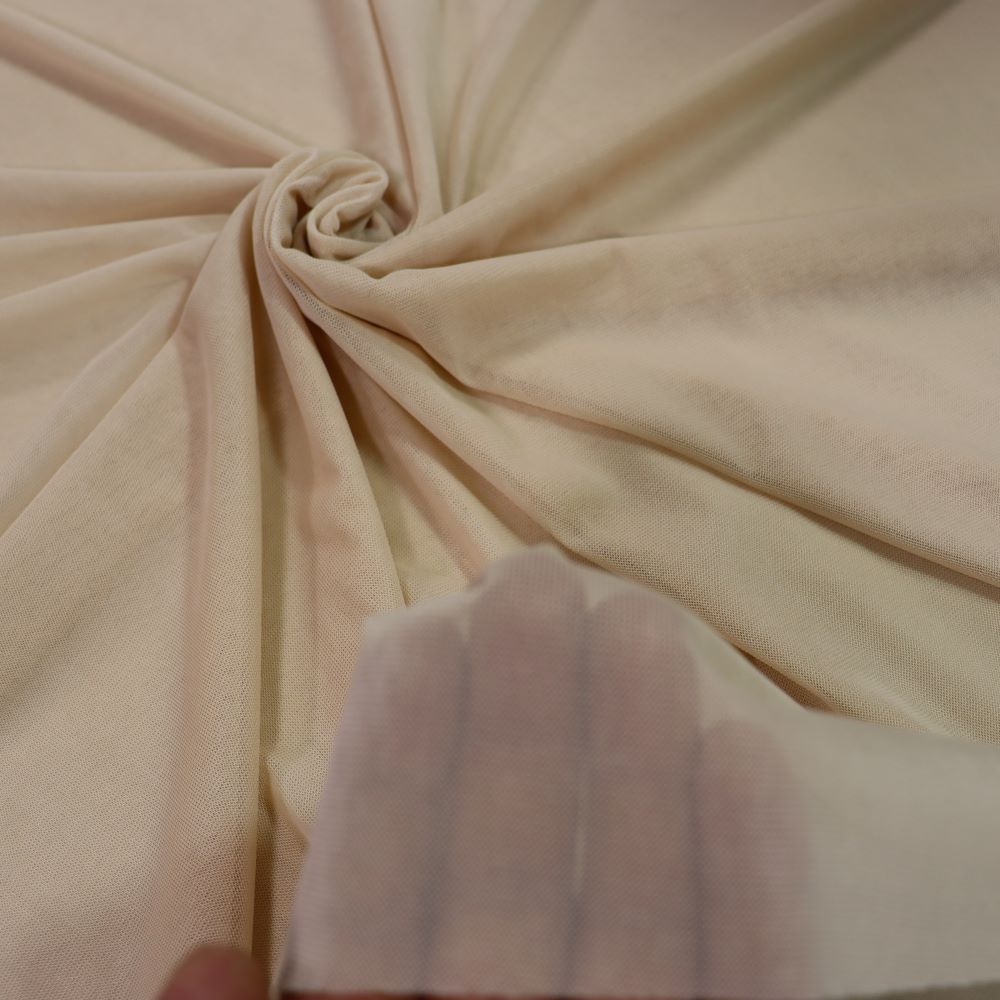 IMG_5965 پارچه تور دو بر کش (حریر کش) رنگ کرم روشن