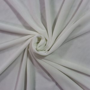 پارچه تور دو بر کش (حریر کش) رنگ سفید