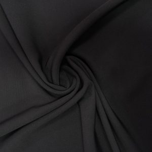 پارچه کرپ سوپر مازراتی (باربی چینی) رنگ مشکی