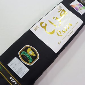 پارچه تترون قزاع (دوشین) رنگ مشکی