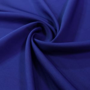 پارچه کرپ سوپر مازراتی (باربی چینی) رنگ آبی کاربنی