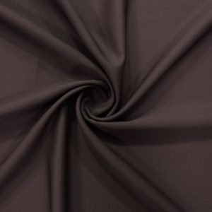 پارچه کرپ سوپر مازراتی (باربی چینی) رنگ قهوه ای سوخته ملایم