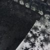 پارچه مجلسی گل حریر برجسته رنگ مشکی طرح پنج سری جدید