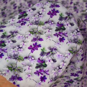 پارچه نخی نگین‌دار طرح هفت رنگ دو