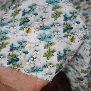 پارچه نخی نگین‌دار طرح هفت رنگ سه